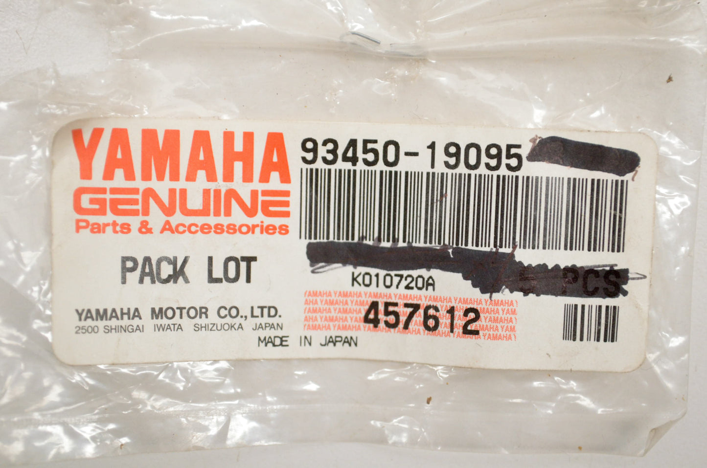 OEM Yamaha 93450-19095-00 CrankShaft Piston Inner Circlips Qty 2 NOS