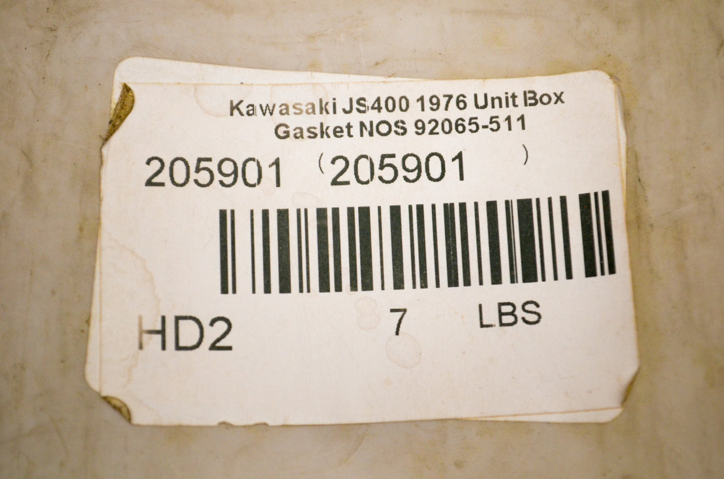 OEM Kawasaki 92065-511 Gasket Qty 2 NOS