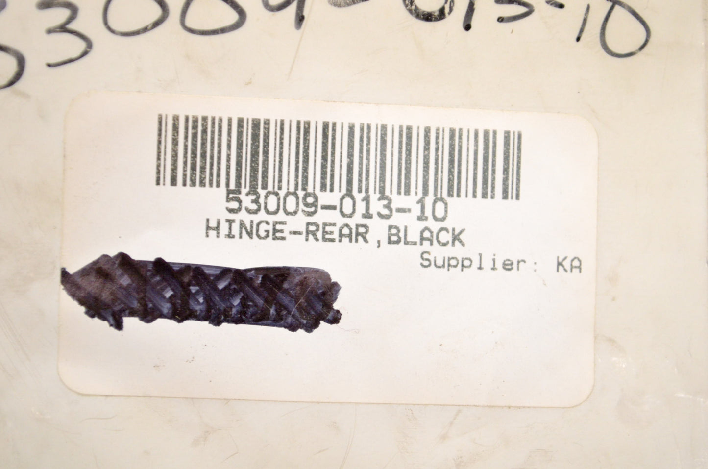 OEM Kawasaki 53009-013-10 Hinge Rear Black NOS