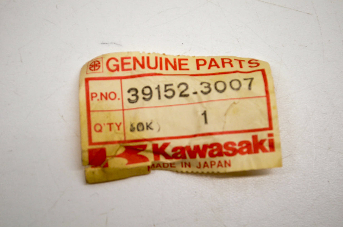 OEM Kawasaki 39152-3007 Ramp Weight NOS