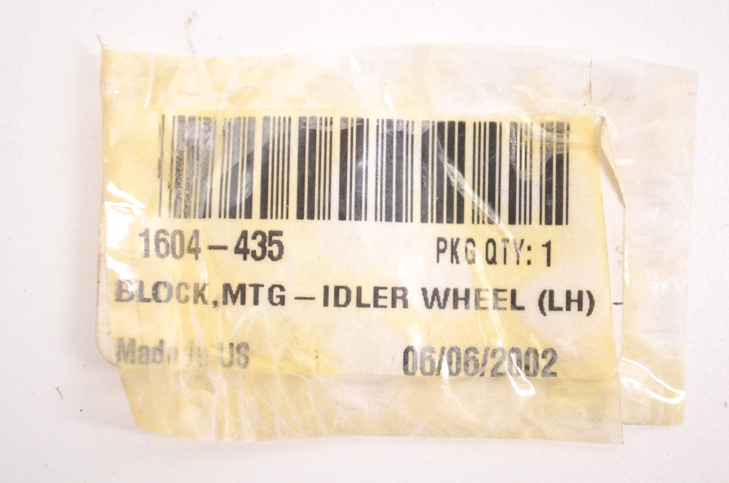 New OEM Arctic Cat 1604-435 Idler Wheel Block Left Hand NOS