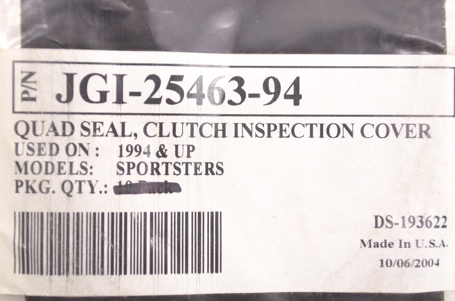 James Gaskets JGI-25463-94, DS193622 Quad Seal Clutch Inspection Cover Gasket NOS