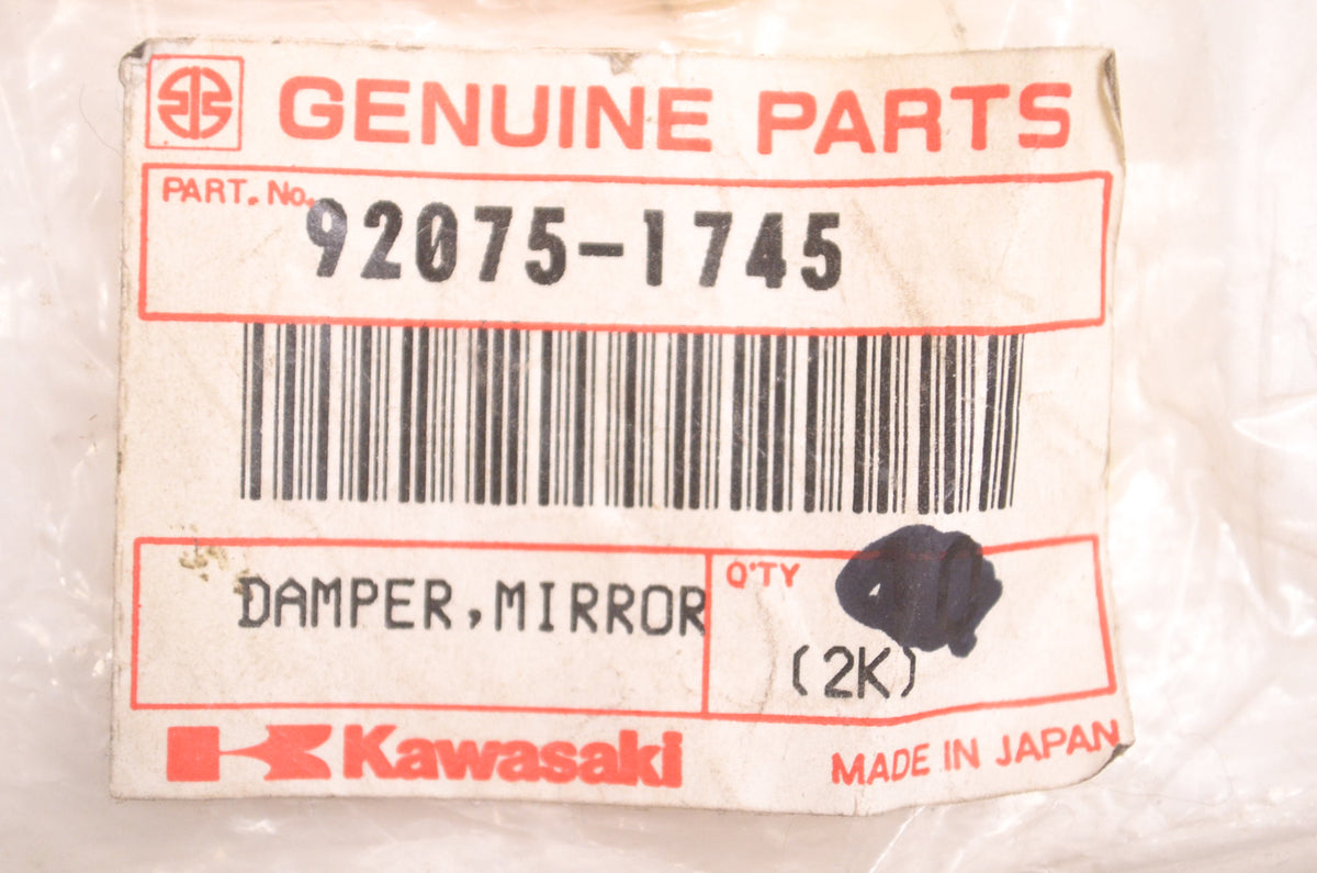 OEM Kawasaki 92075-1745 Mirror Damper NOS