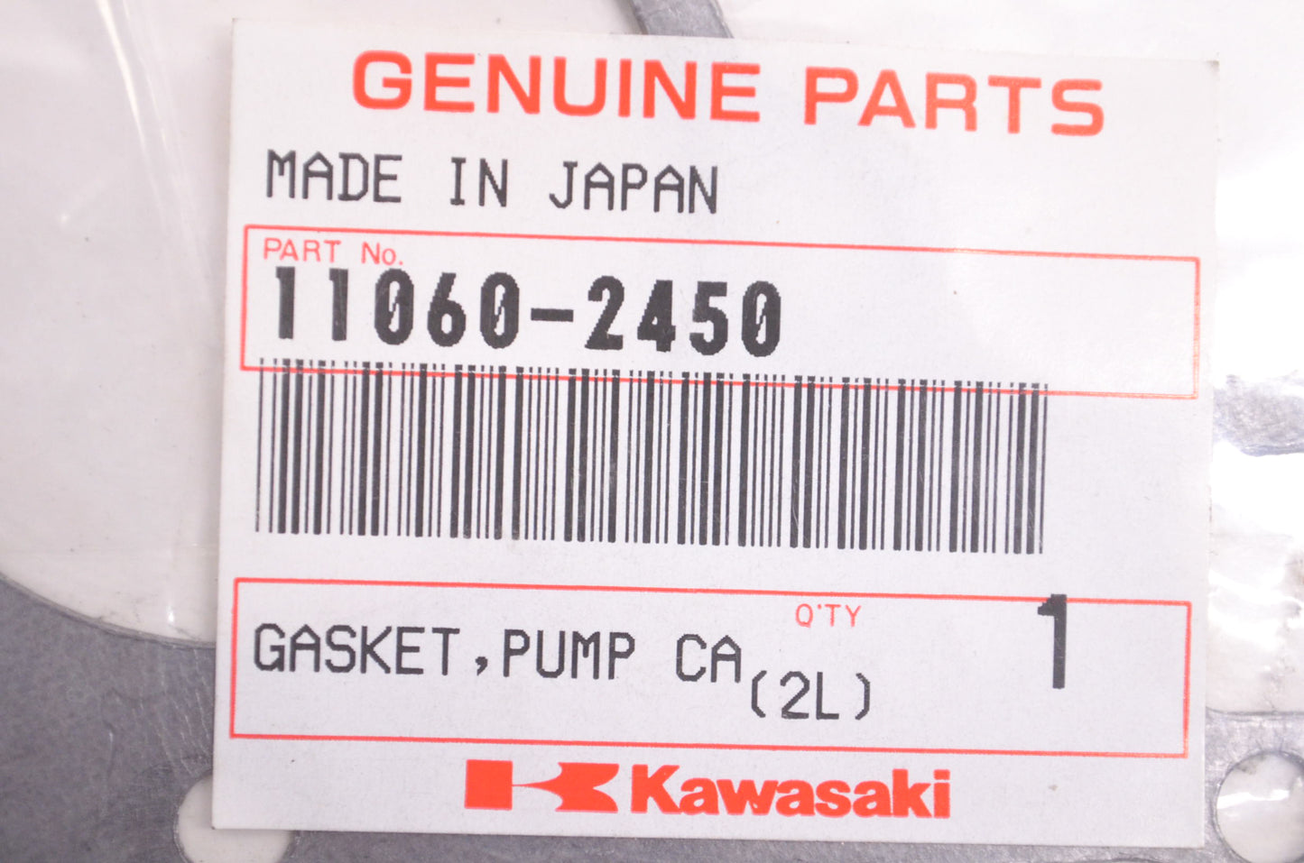 OEM Kawasaki 11060-2450 Pump Case Gasket NOS