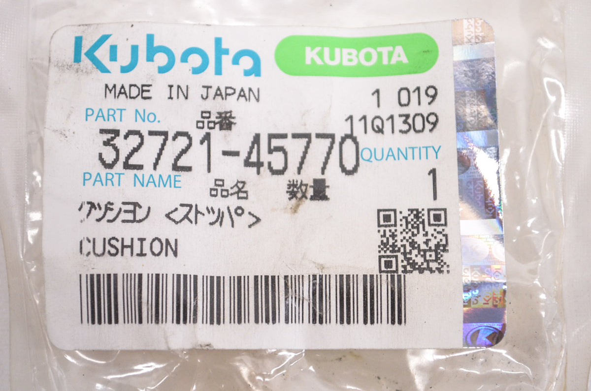 Kubota 32721-45770 Cushion NOS