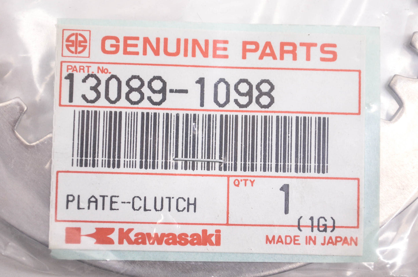 New OEM Kawasaki 13089-1098 Clutch Plate NOS