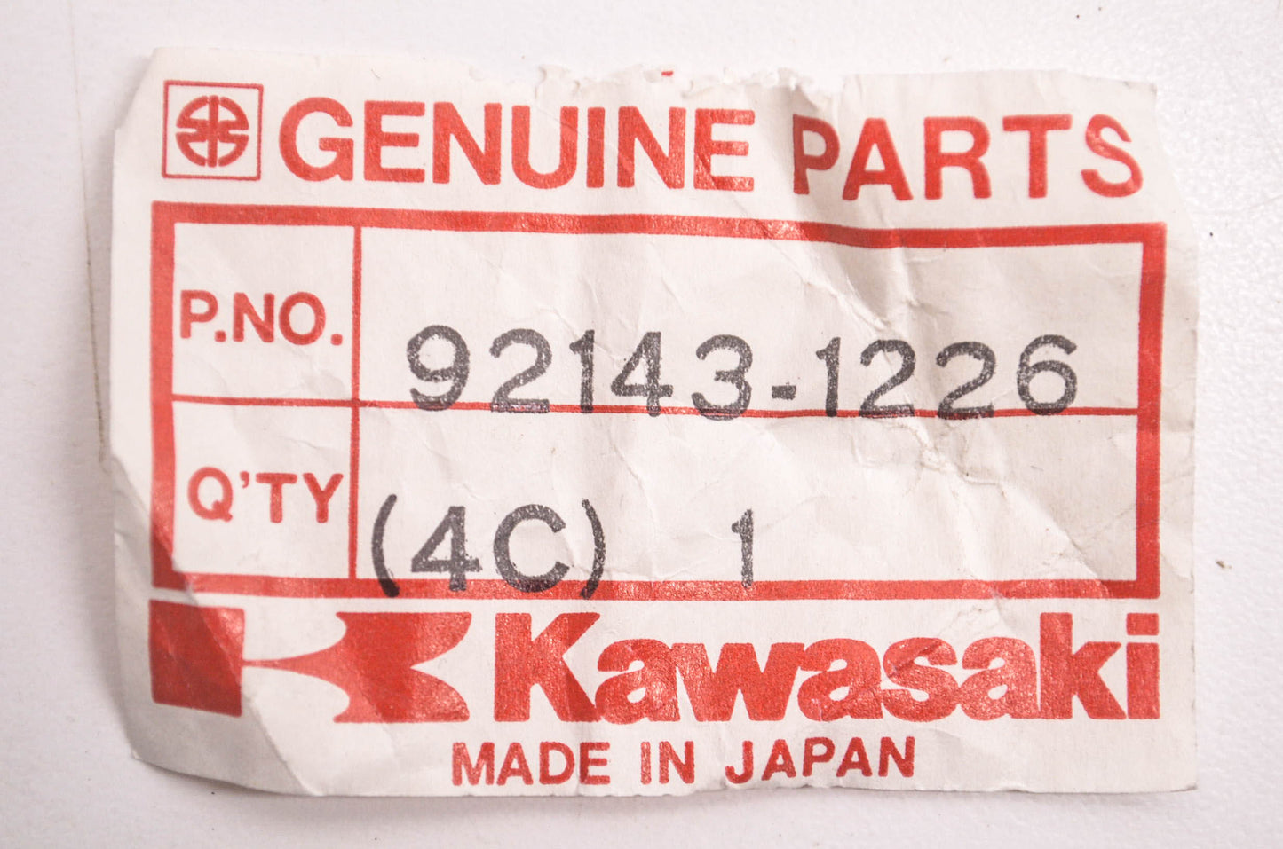 New OEM Kawasaki 92143-1226 Cowling Collar NOS