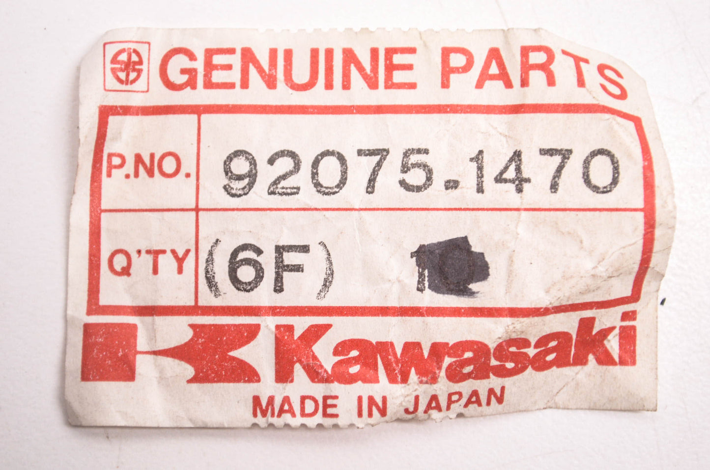 New OEM Kawasaki 92075-1470 Damper NOS