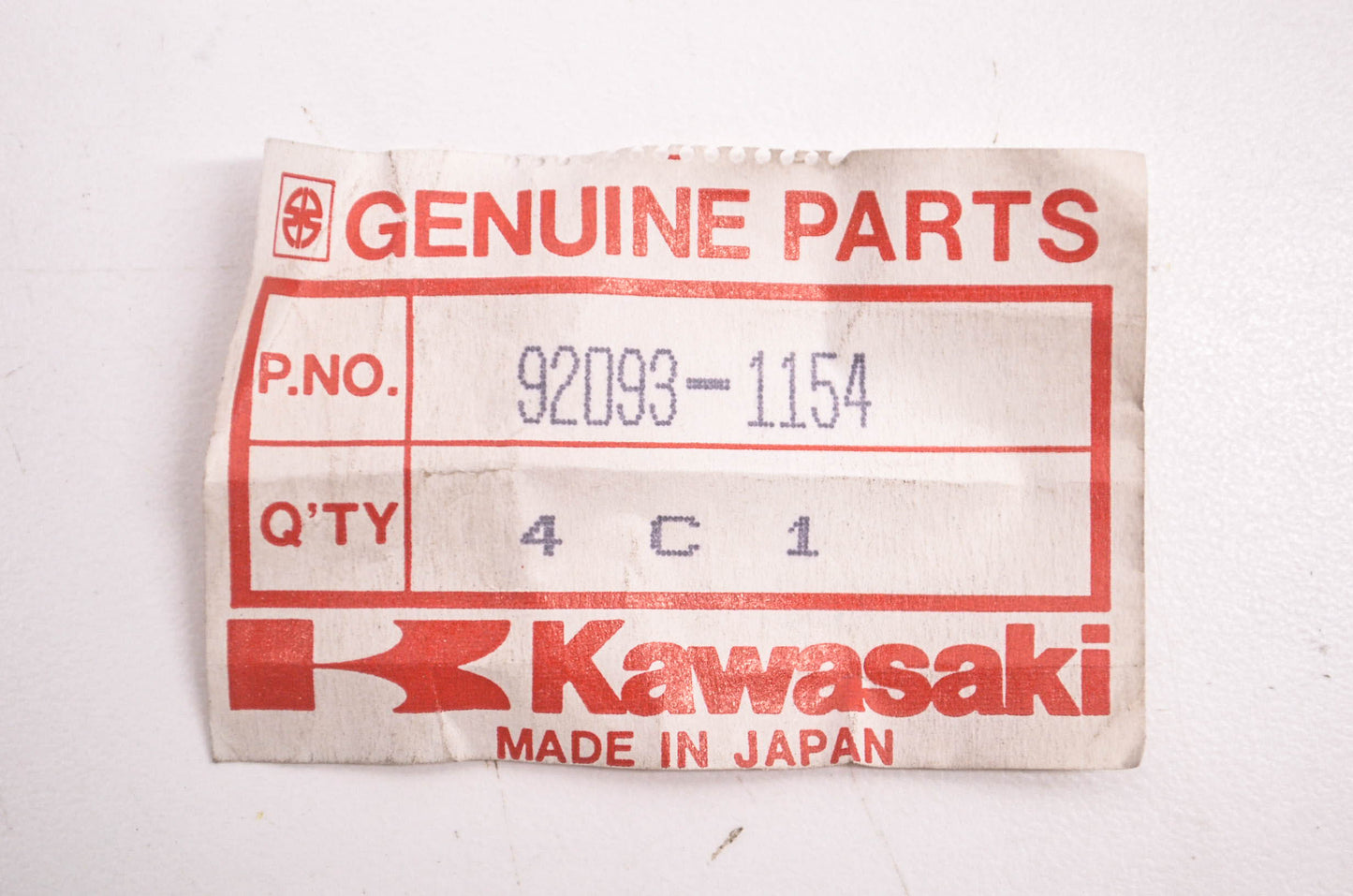 New OEM Kawasaki 92093-1154 Fork Seal NOS