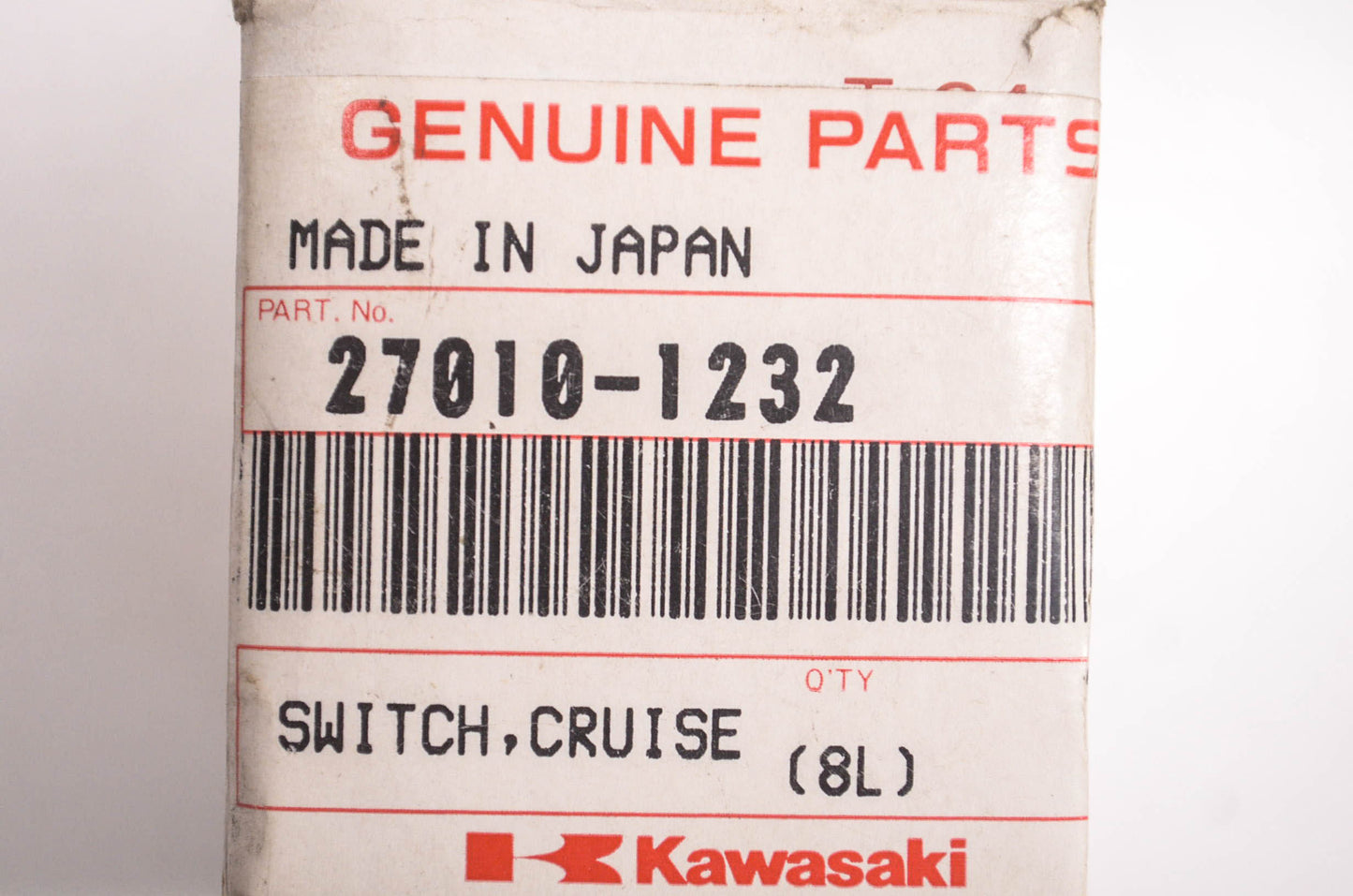 New OEM Kawasaki 27010-1232 Cruise Switch NOS