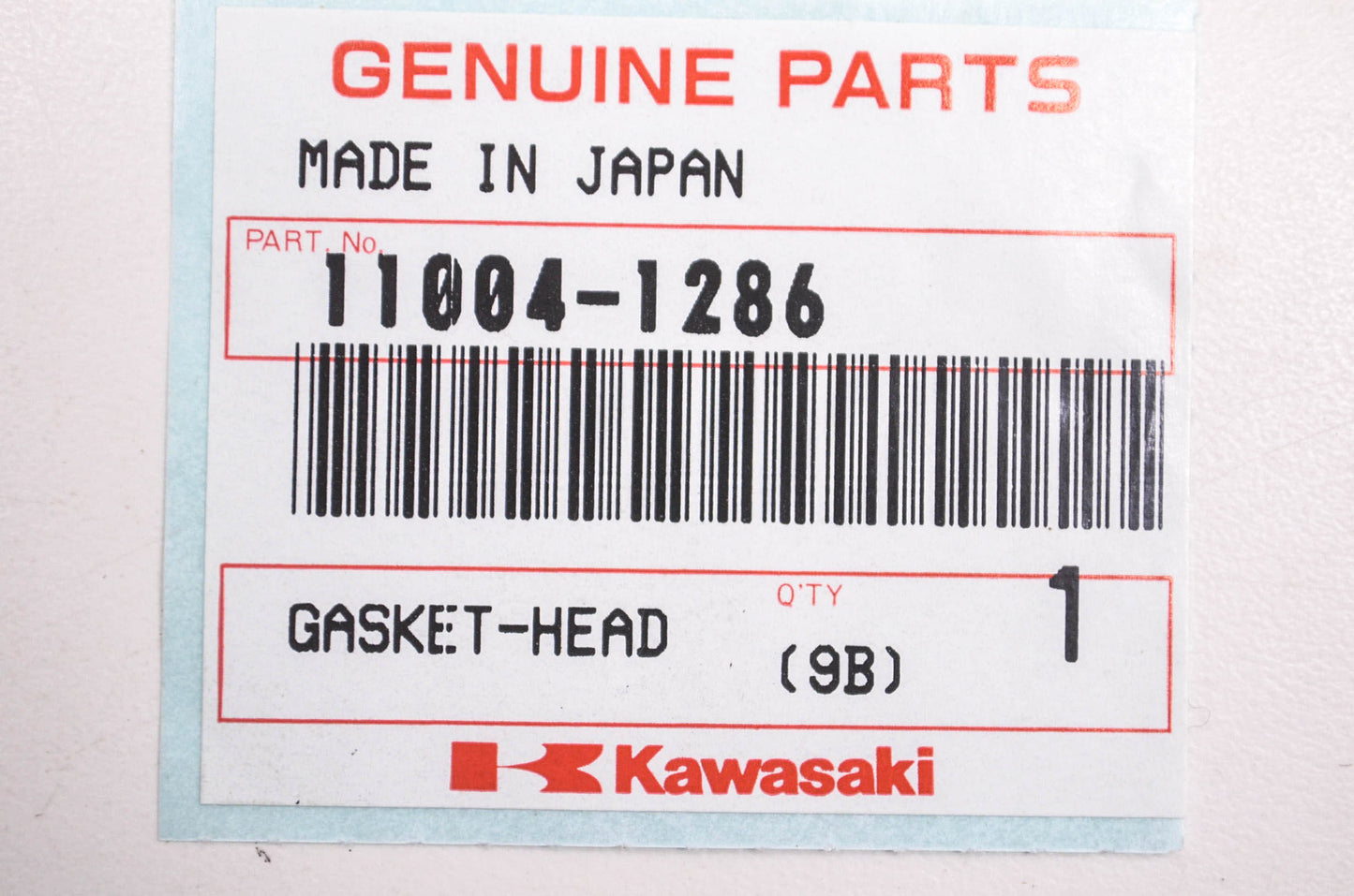 New OEM Kawasaki 11004-1286 Head Gasket NOS