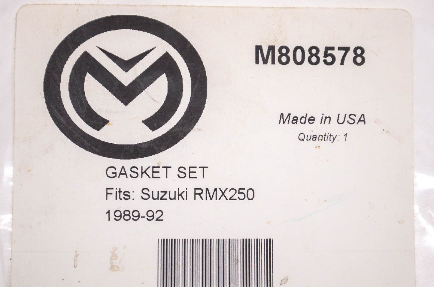 Moose Racing M808578 Incomplete Gasket Kit NOS