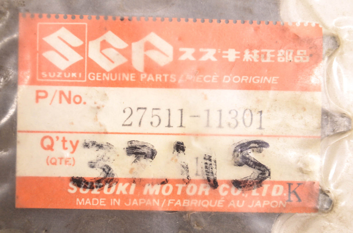 New OEM Suzuki 27511-11301 Engine Sprocket NOS