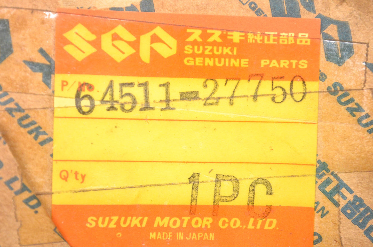 New OEM Suzuki 64511-27750 Rear Sprocket 3 NOS