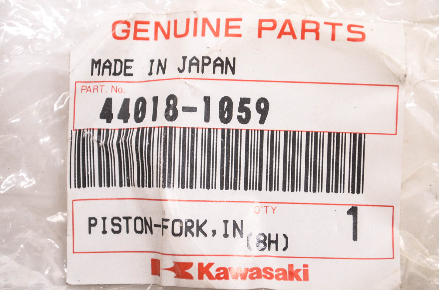New OEM Kawasaki 44018-1059 Inner Fork Pipe Piston NOS