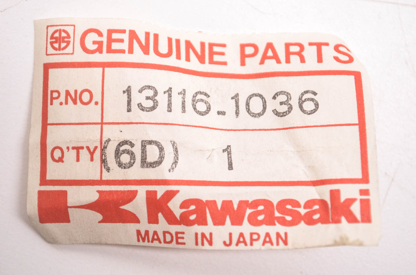 New OEM Kawasaki 13116-1036 Tensioner Push Rod NOS