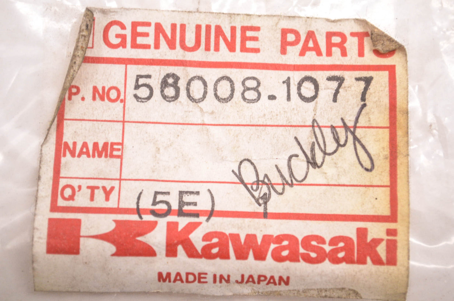 New OEM Kawasaki 56008-1077 Tool Bag NOS