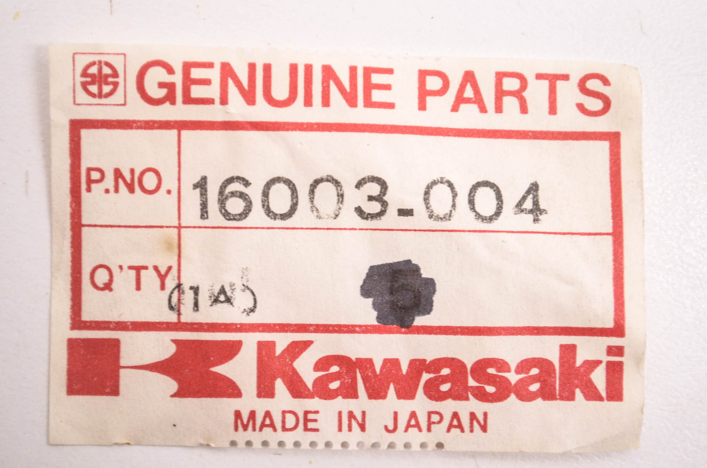 New OEM Kawasaki 16003-004 Cable Adjust Lock Nuts Qty 2 NOS