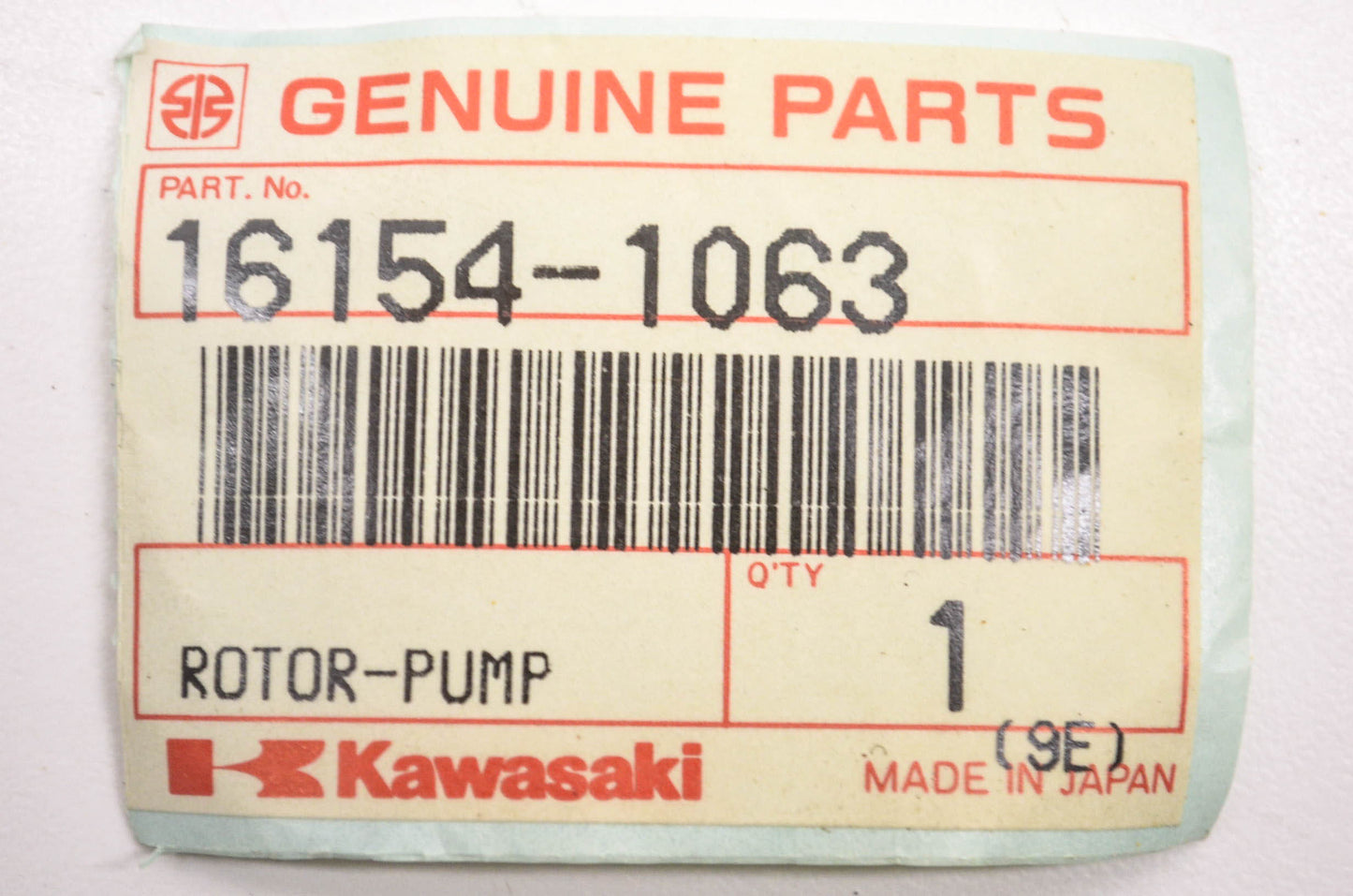 New OEM Kawasaki 16154-1063 Pump Rotor NOS