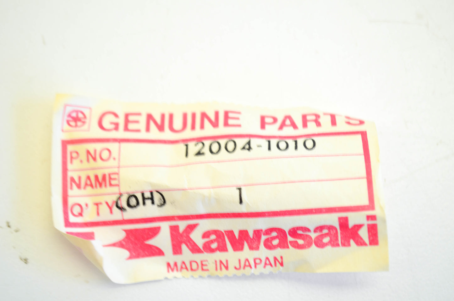 New OEM Kawasaki 12004-1010 Intake Valve NOS