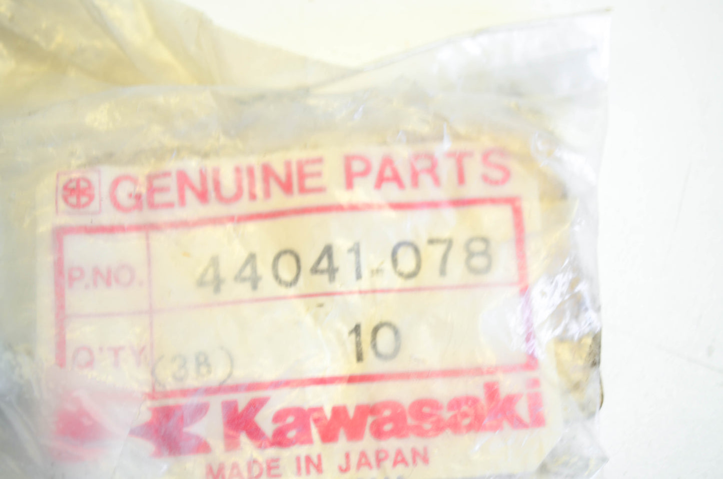 New OEM Kawasaki 44041-078 Fork Cylinder Bolt NOS