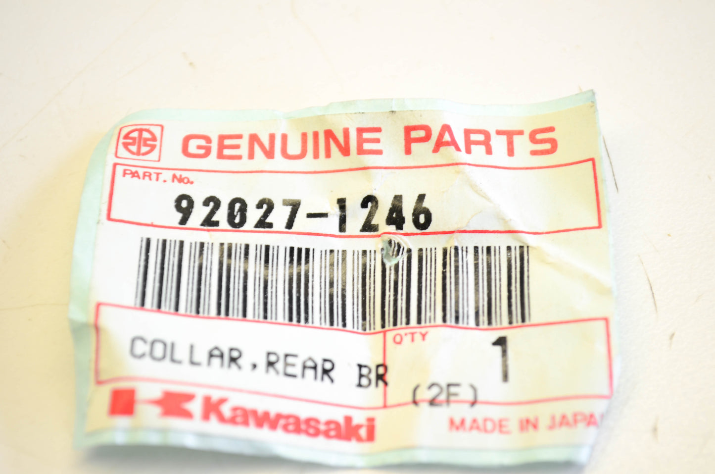 New OEM Kawasaki 92027-1246 Rear Brake Collar NOS