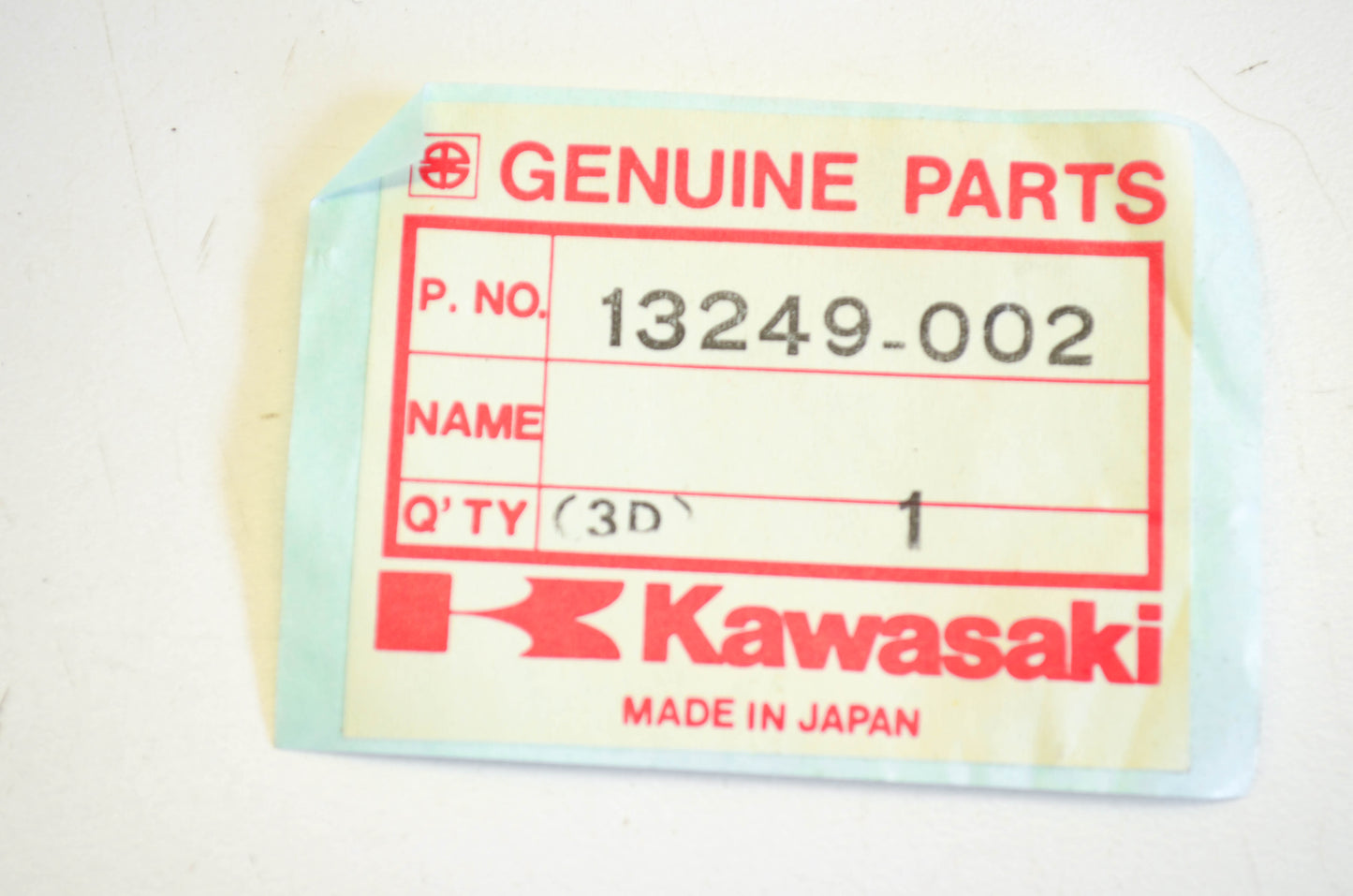 New OEM Kawasaki 13249-002 Front Sprocket Assembly NOS