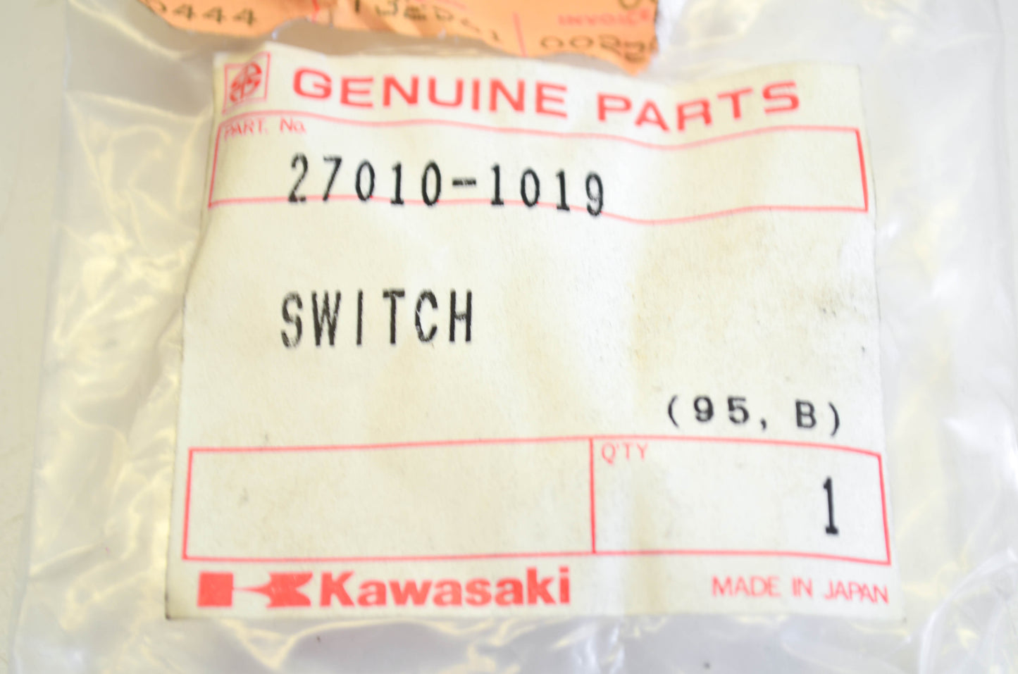 New OEM Kawasaki 27010-1019 Brake Light Switch NOS