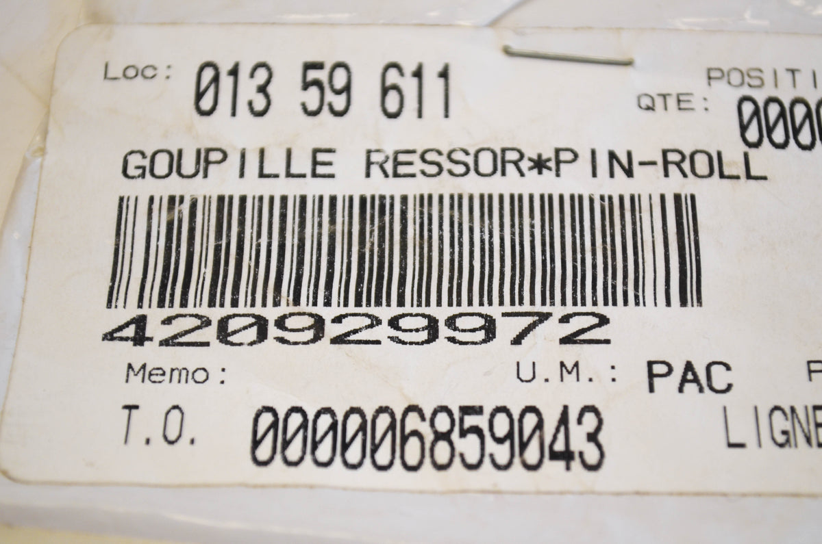 OEM Ski-Doo 420929972 Dowel Pin Qty 2