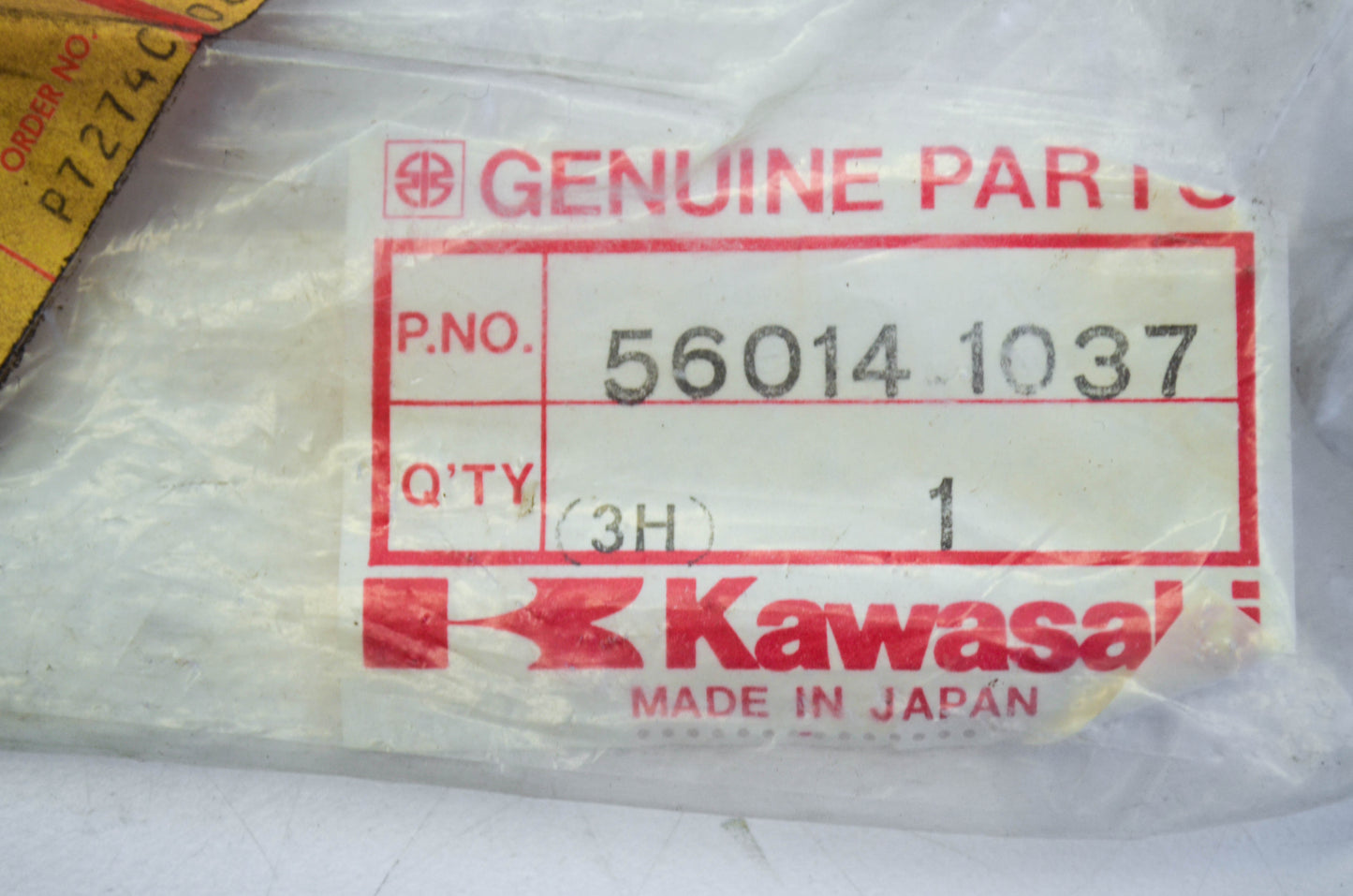 New OEM Kawasaki 56014-1037 Fuel Tank Emblem NOS