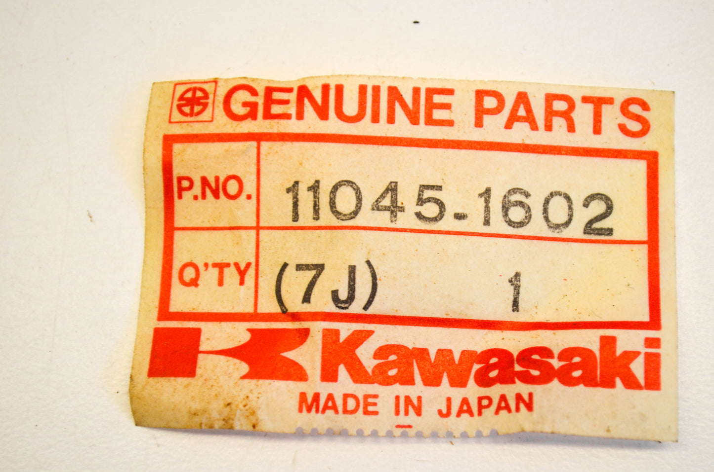 New OEM Kawasaki 11045-1602 Bungee Cord Bracket NOS