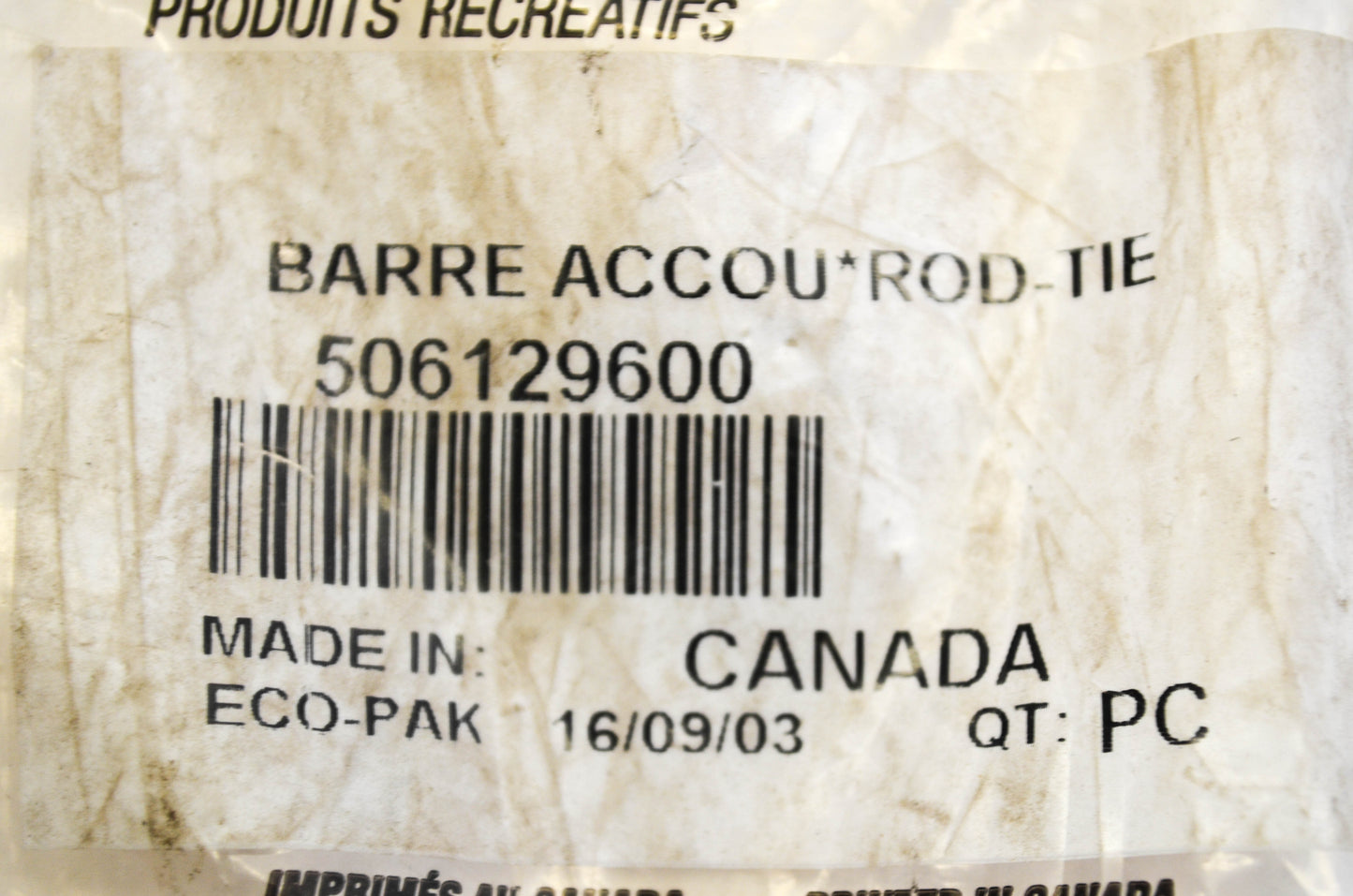 OEM Ski-Doo 506129600 Tie Rod