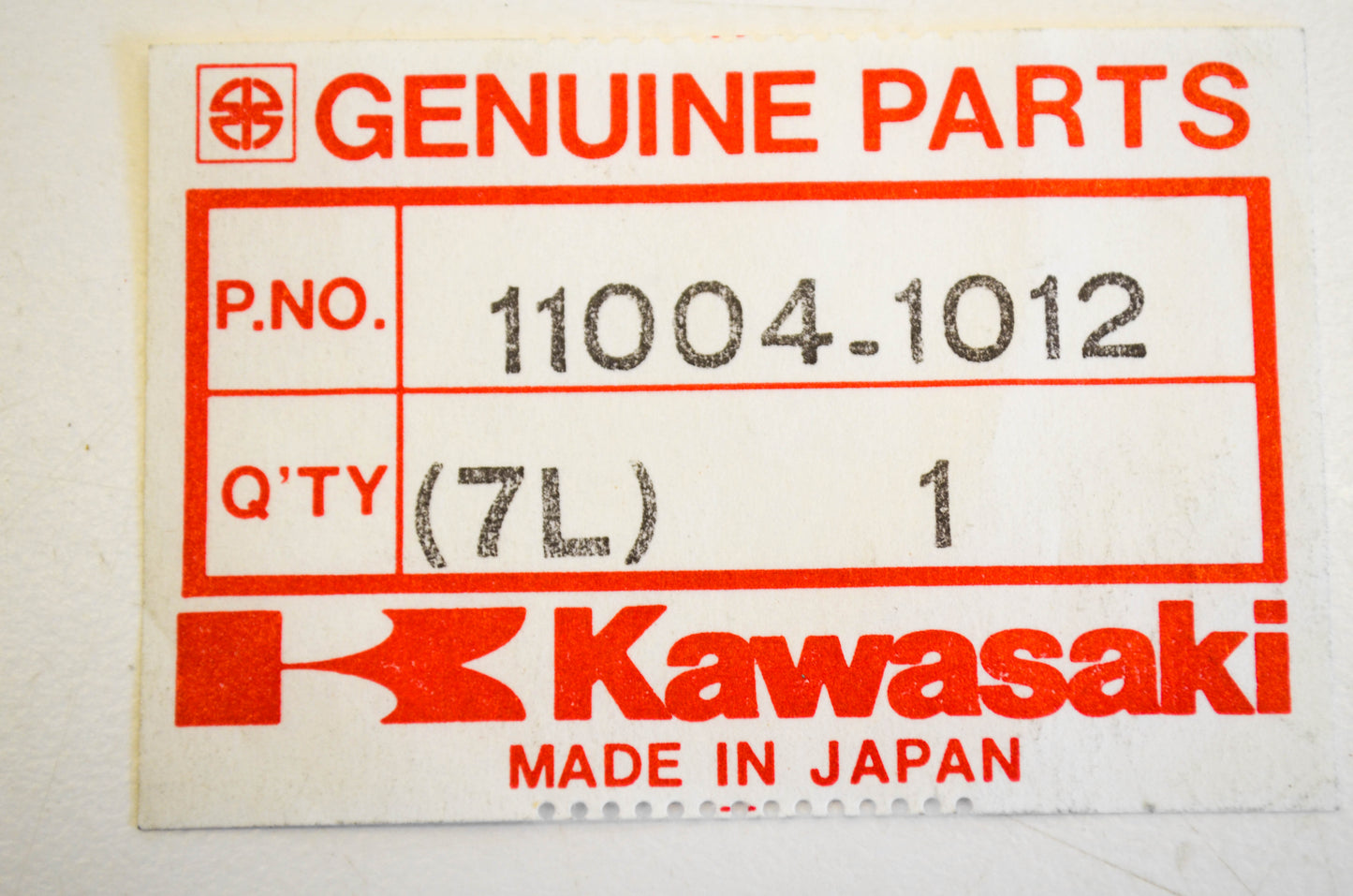 New OEM Kawasaki 11004-1012 Head Gasket NOS