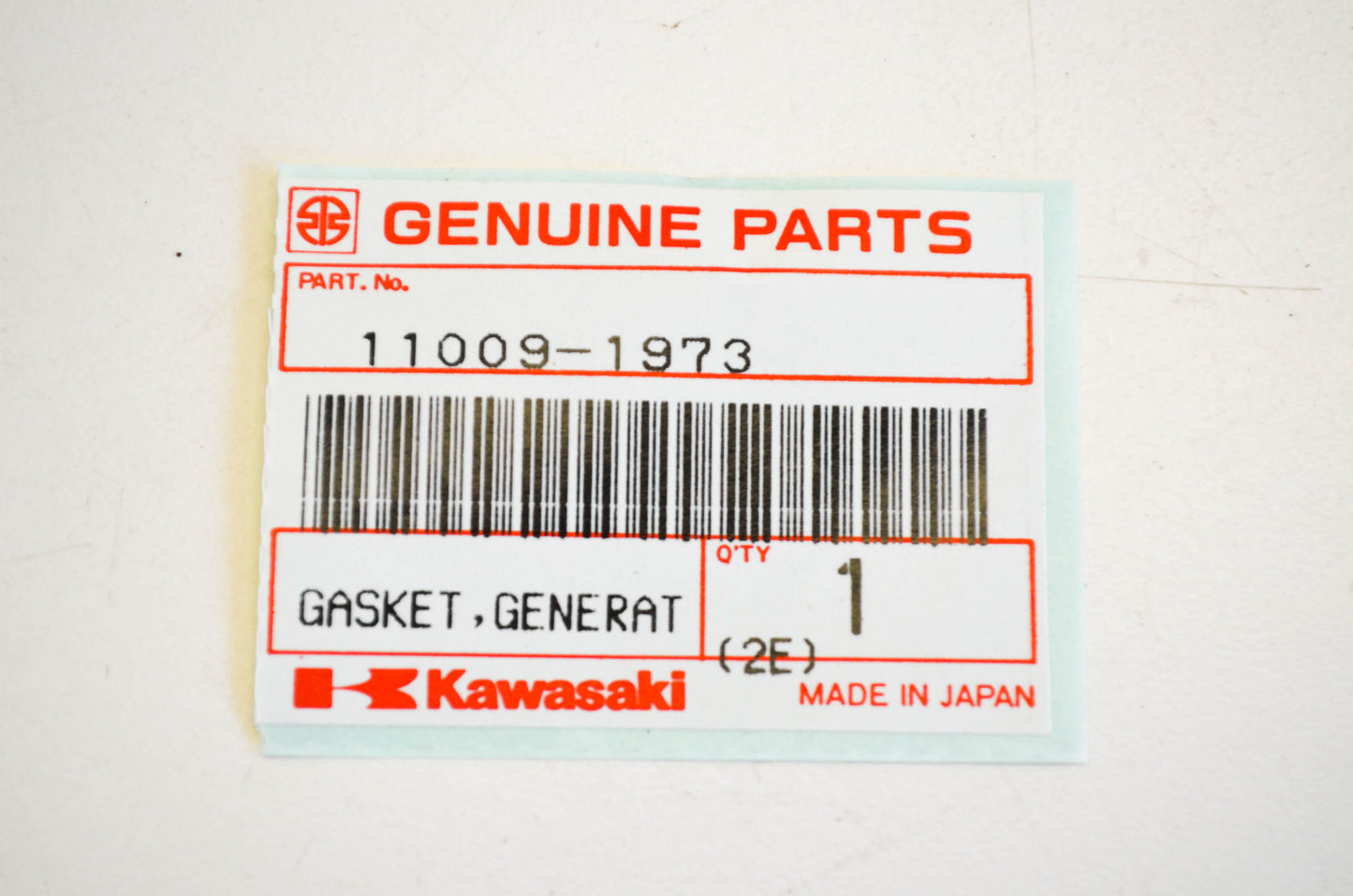 New OEM Kawasaki 11009-1973 Generator Cover Gasket NOS