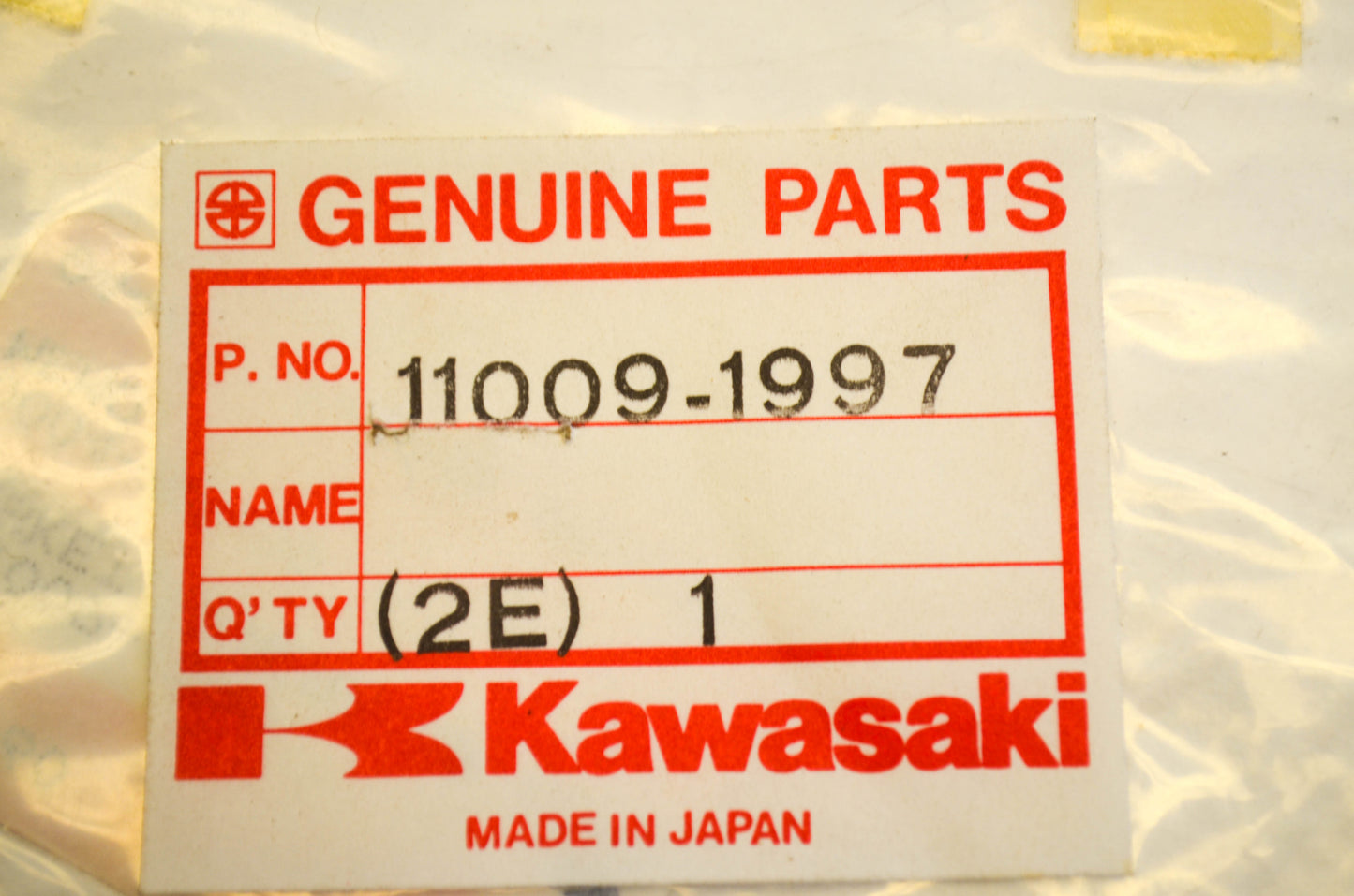 New OEM Kawasaki 11009-1997 Generator Cover Gasket NOS