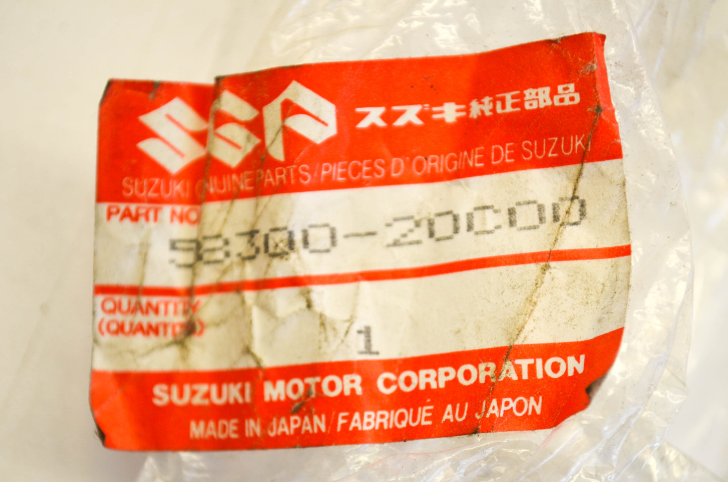 New OEM Suzuki 58300-20c00 Throttle Cable NOS