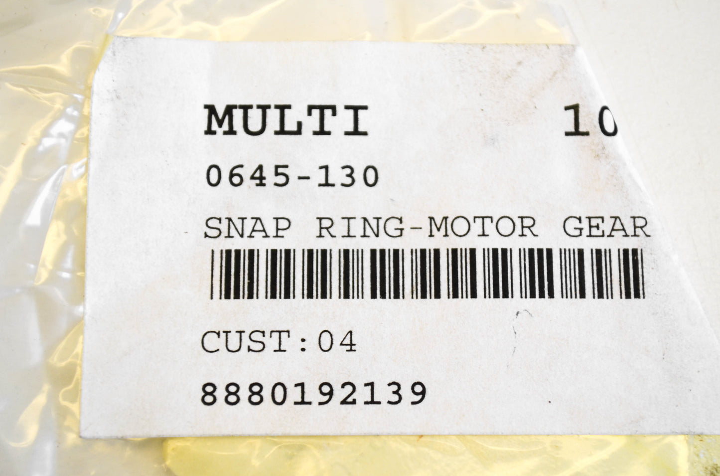 New OEM Arctic Cat 0645-130 Snap Ring NOS