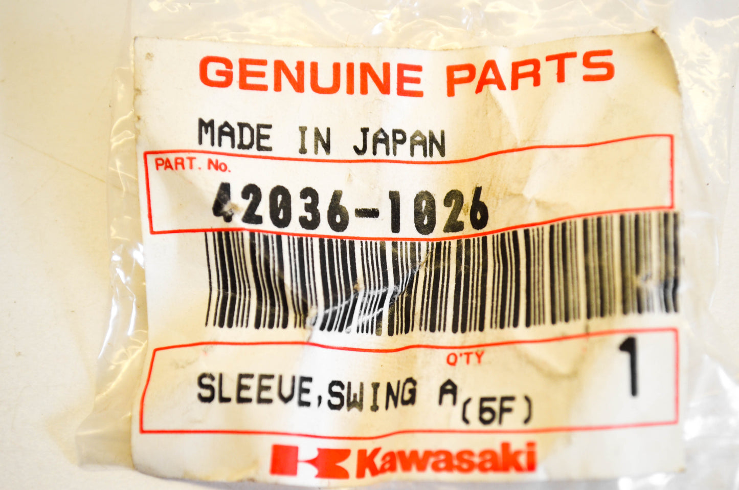New OEM Kawasaki 42036-1026 Swing Arm Sleeve NOS