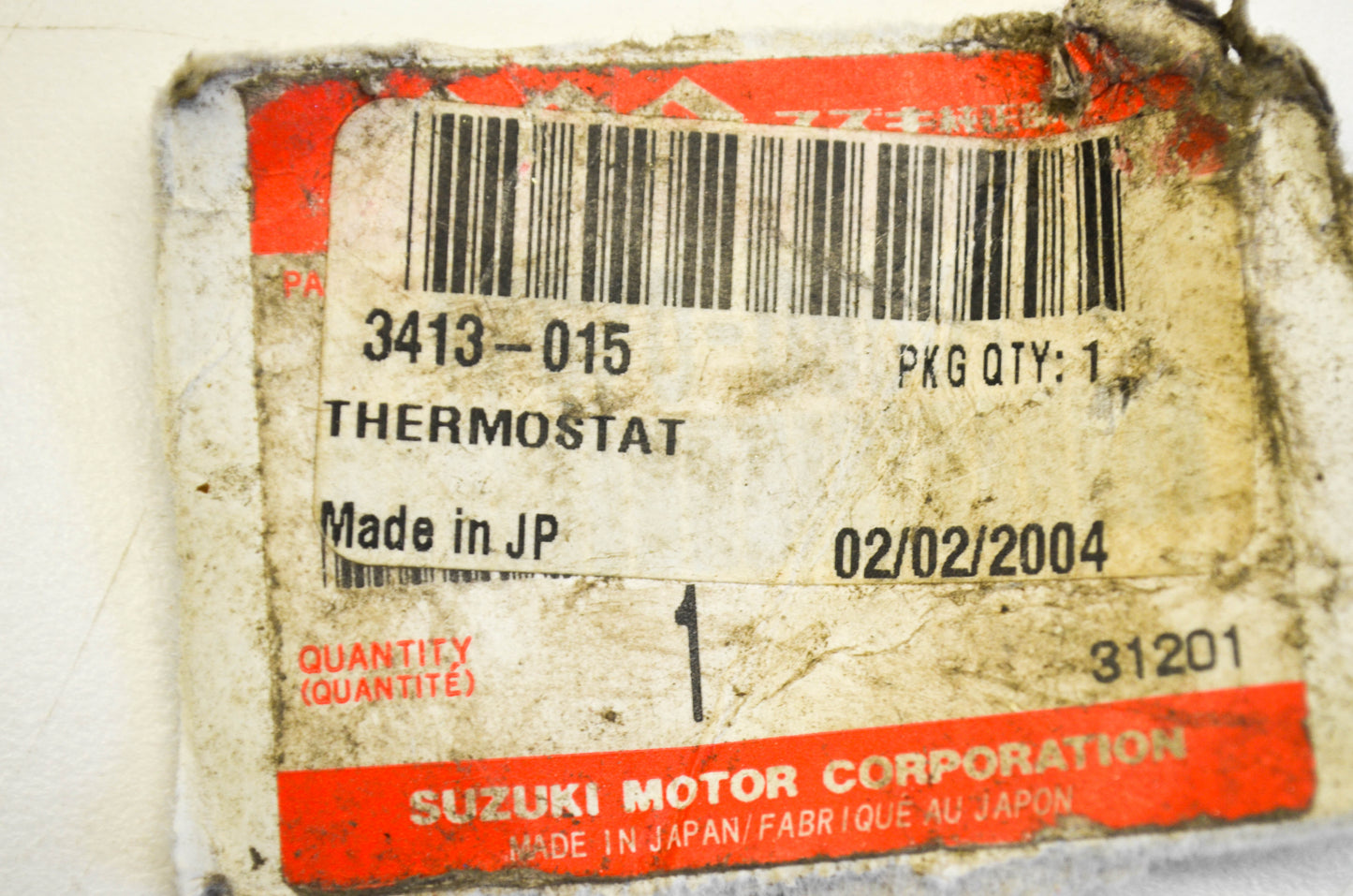New OEM Suzuki 3413-015 Thermostat NOS