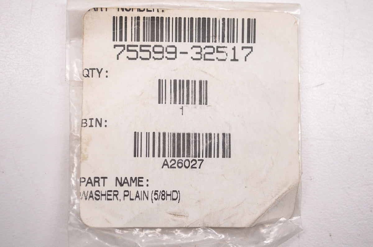 Kubota 75599-32517 Plain Washer 5/8" NOS
