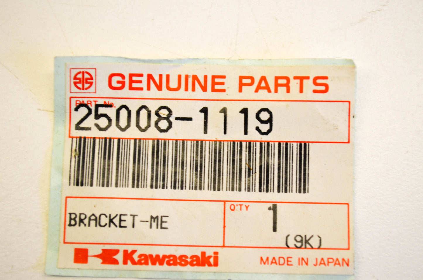 New OEM Kawasaki 25008-1119 Meter Bracket NOS