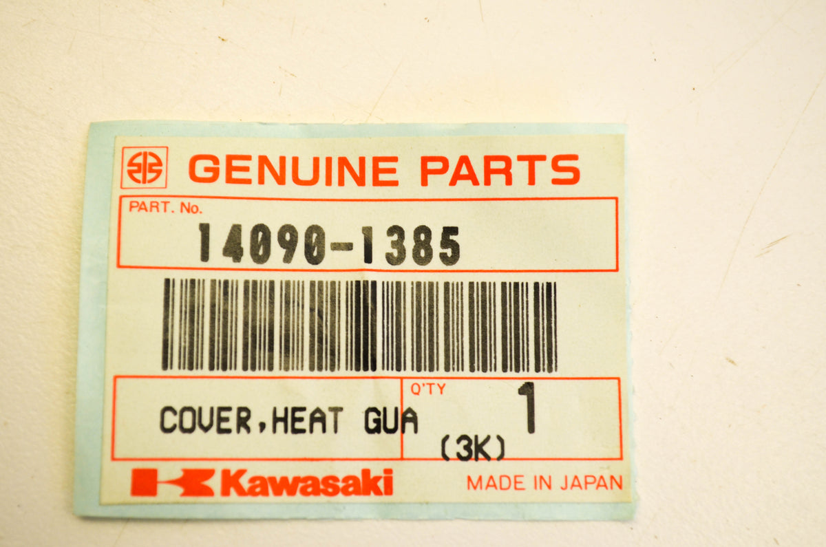 New OEM Kawasaki 14090-1385 Left Heat Guard Cover NOS