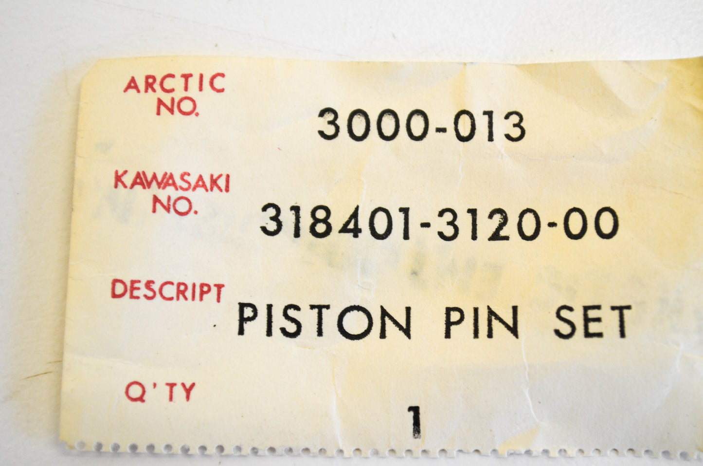New OEM Arctic Cat 3000-013 Piston Pin Set NOS