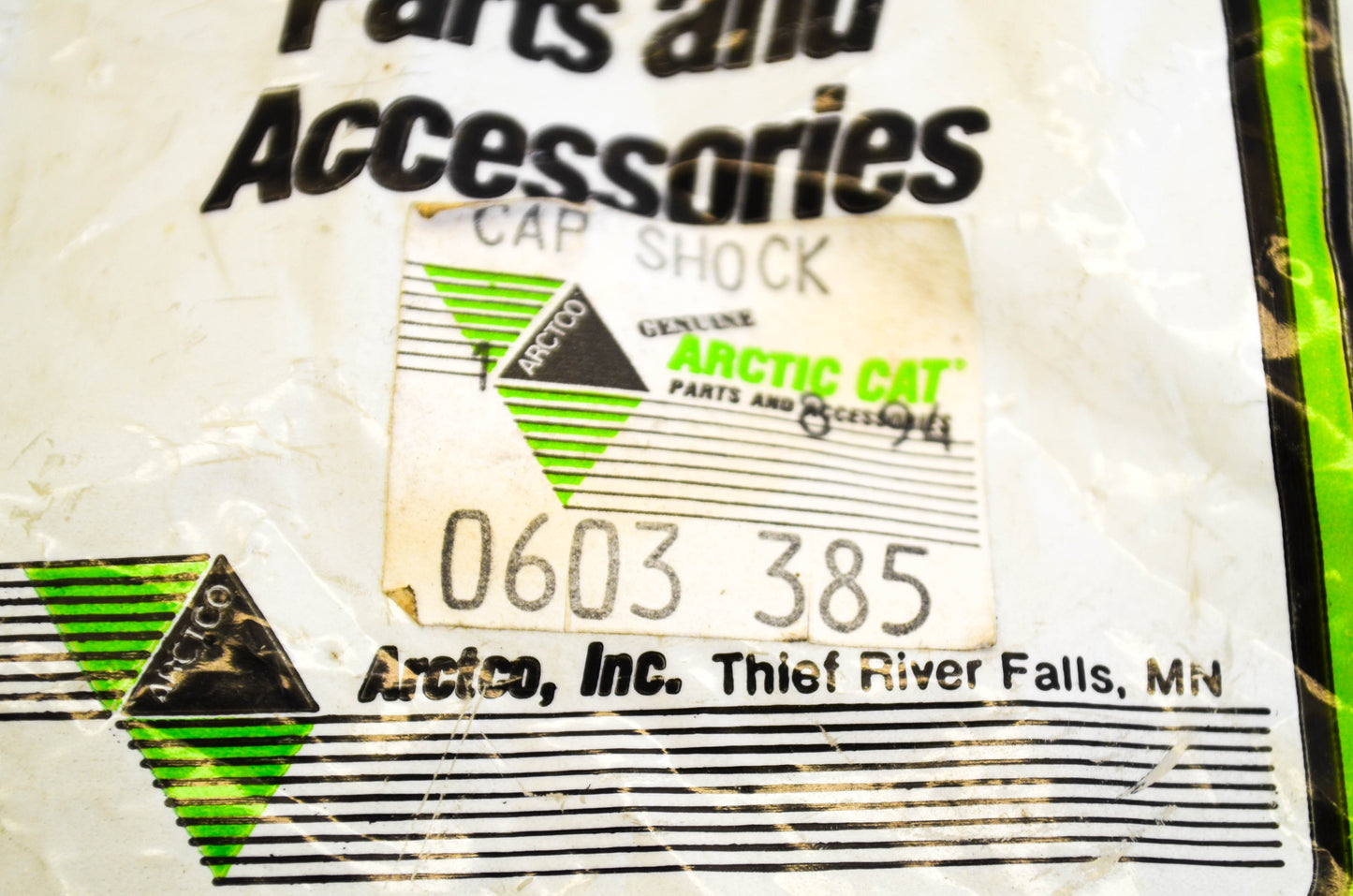 New OEM Arctic Cat 0603-385 Shock Cap NOS