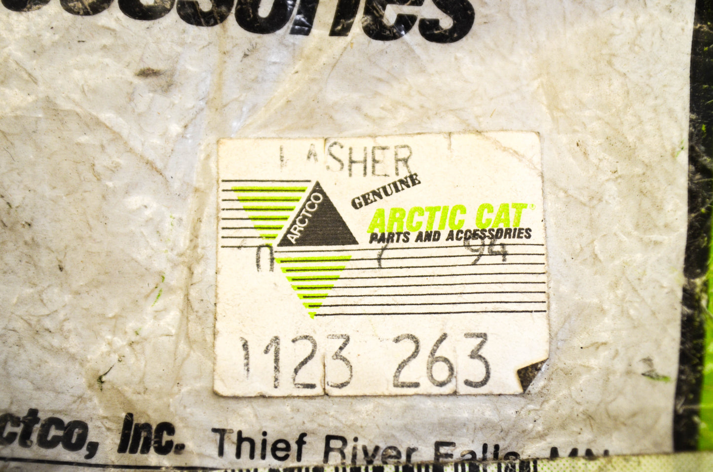 New OEM Arctic Cat 0123-263 Flat Washer Qty 2 NOS