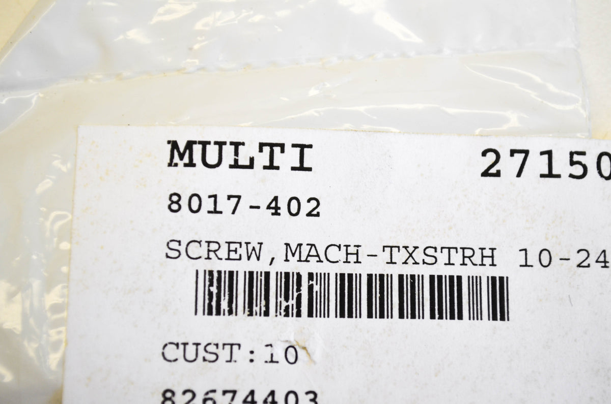 New OEM Arctic Cat 8017-402 Machine Screw QTY 2 NOS