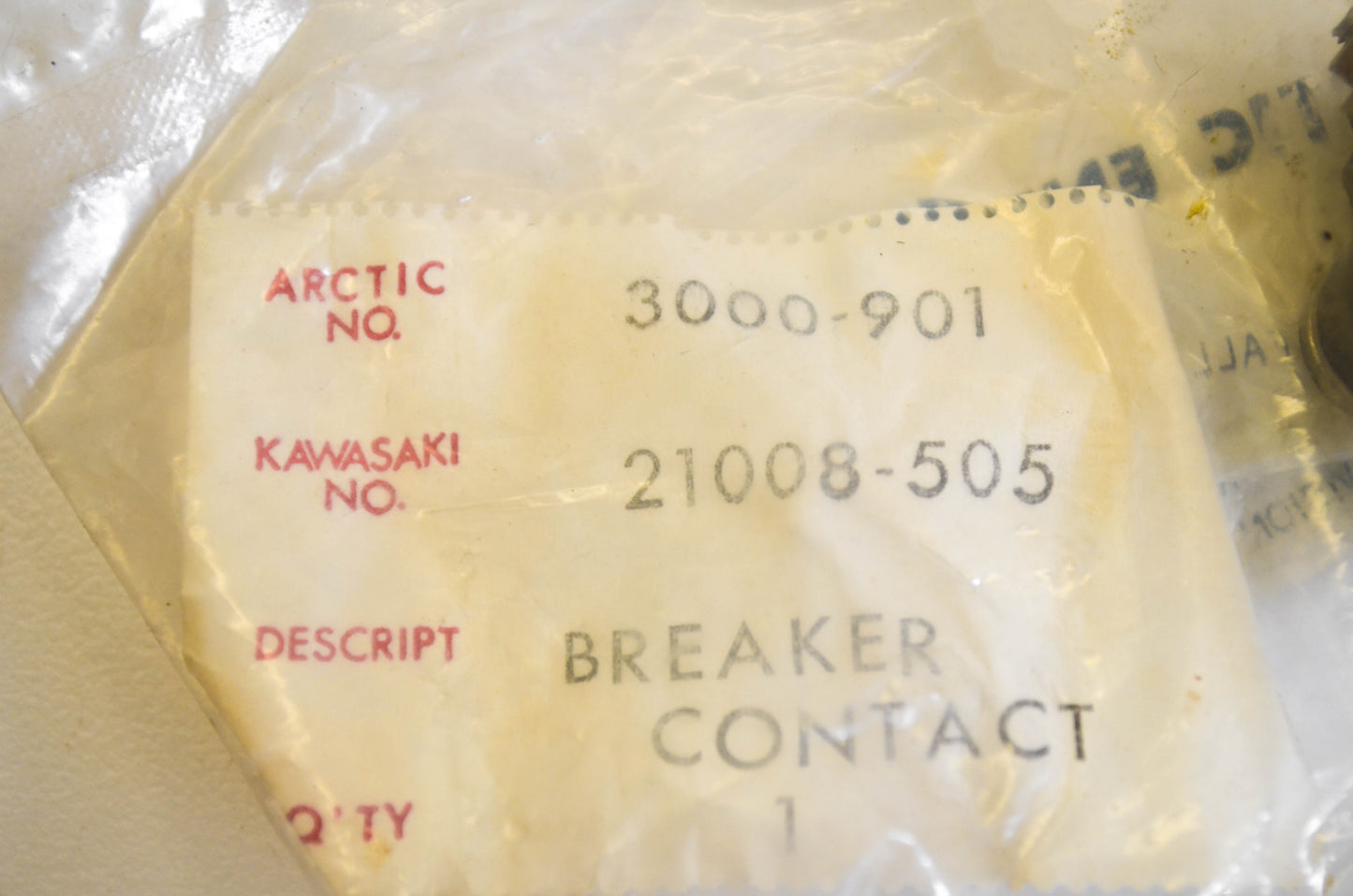 New OEM Arctic Cat 3000-901 Contact Breaker NOS