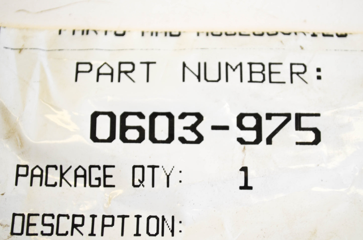New OEM Arctic Cat 0603-975 Shock O Ring NOS