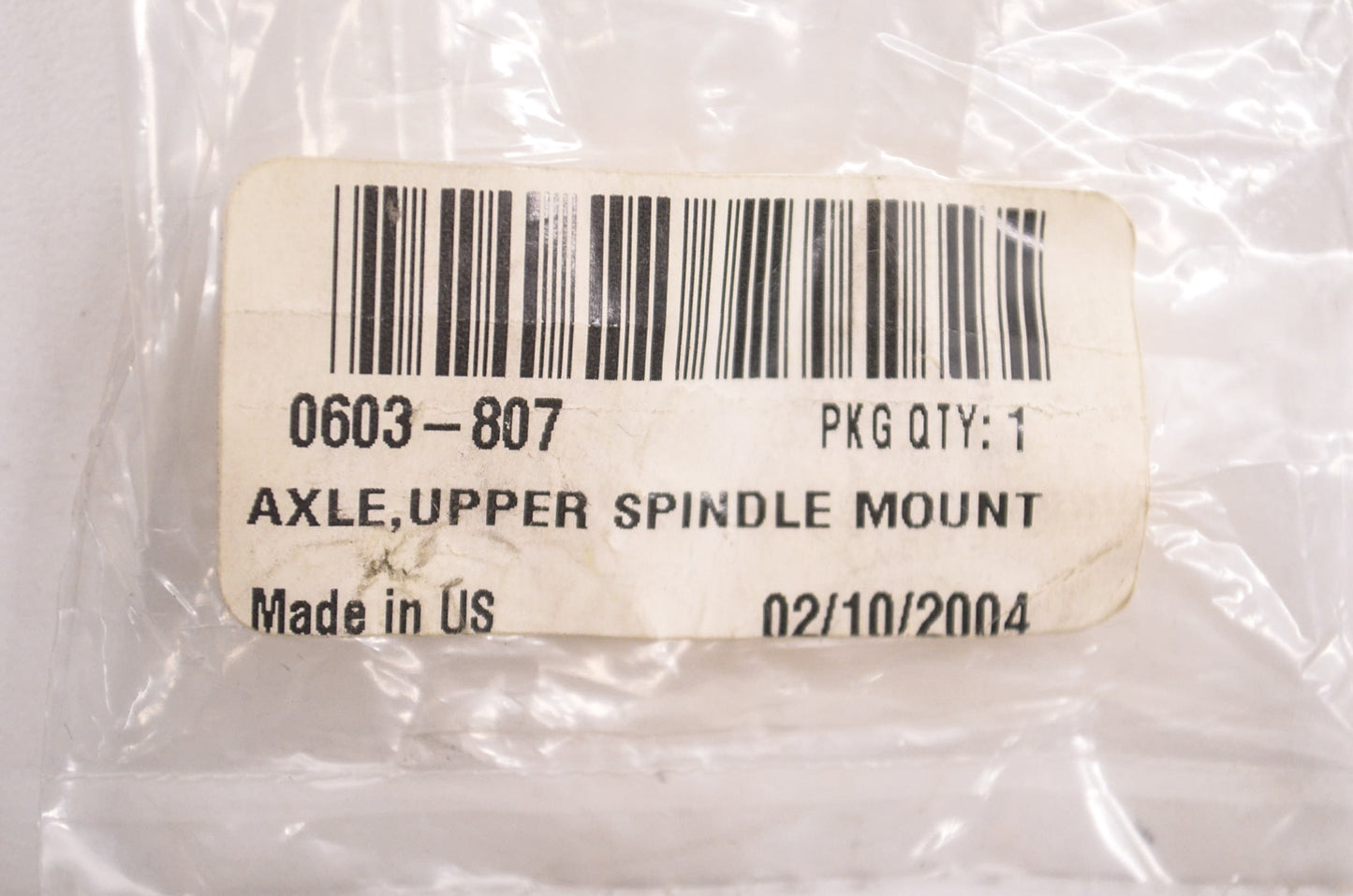 New OEM Arctic Cat 0603-807 Upper Spindle Mount Axle NOS