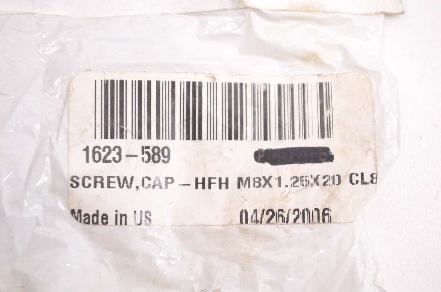 OEM Arctic Cat 1623-589 Screw Cap HFH M8X1.25 X20 CL8.8 W/2353 NOS